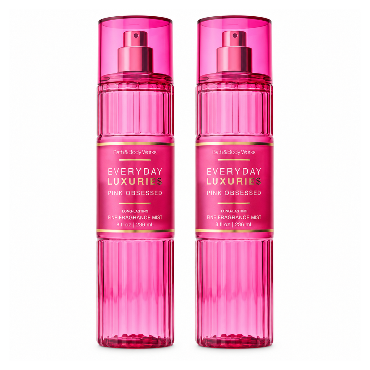 Bath & Body Works BBW Pink Obsessed Women's Fragrance Mist PACK OF 2