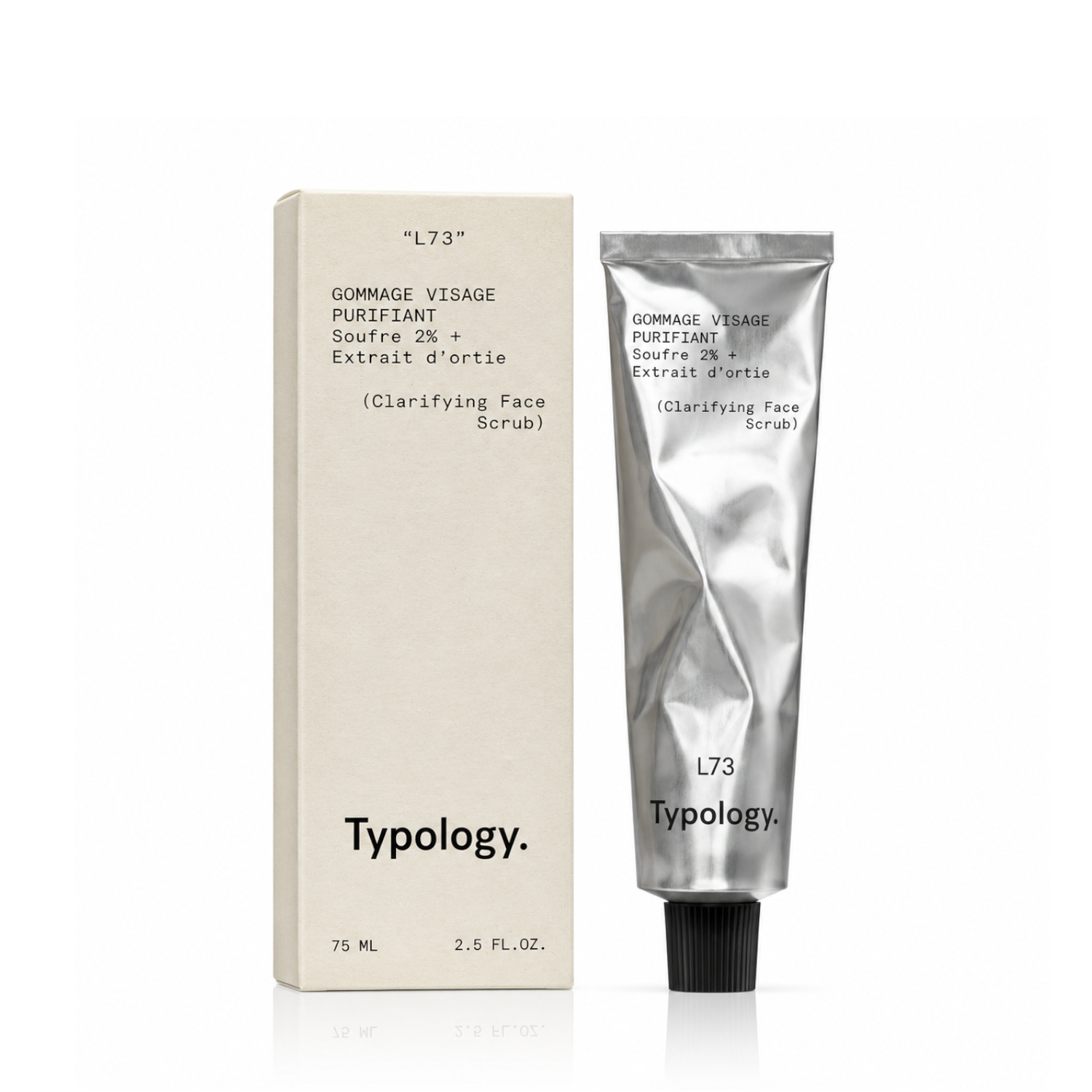 Typology L73 Clarifying Face Scrub with 2% Sulfur + Nettle Extract