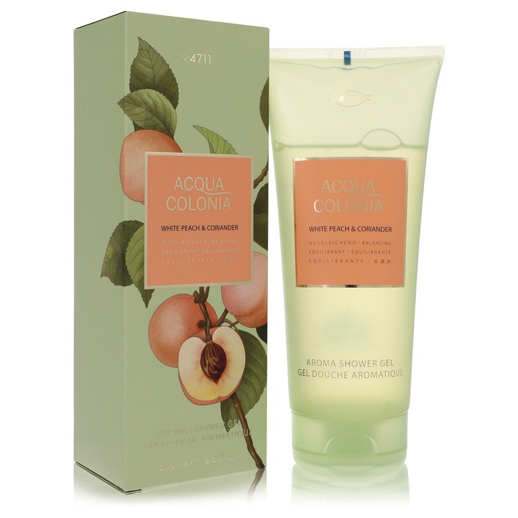 4711 Acqua Colonia White Peach & Coriander Unisex Shower Gel 6.8 OZ | 200 G