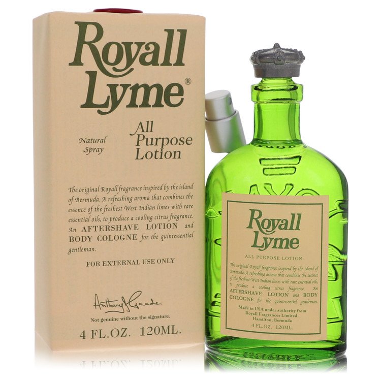 Royall Fragrances Royall Lyme Men's All Purpose Lotion / Cologne 4 OZ | 120 ML