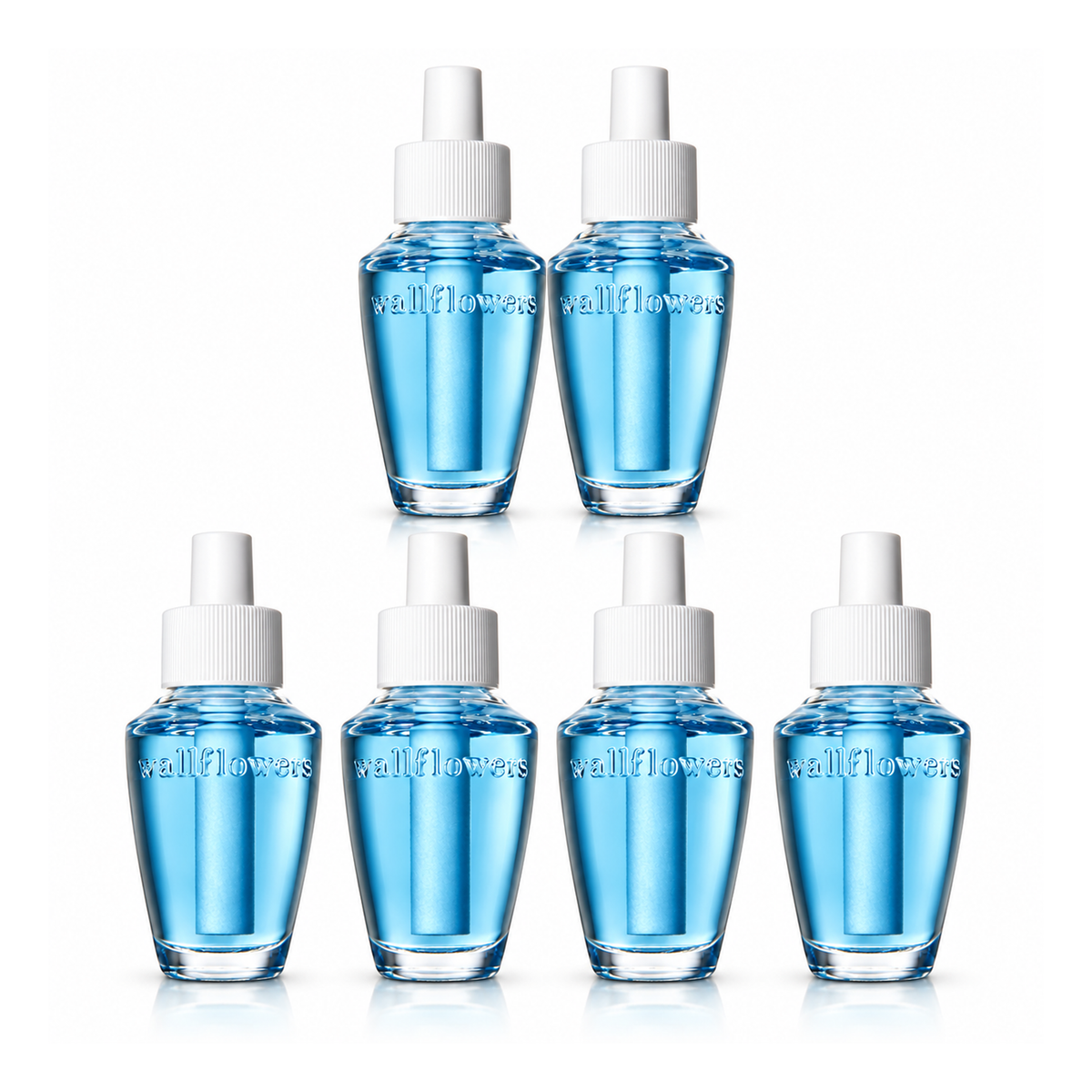 Bath & Body Works BBW Fresh Linen Wallflowers Fragrance Refill Bulbs PACK OF 6