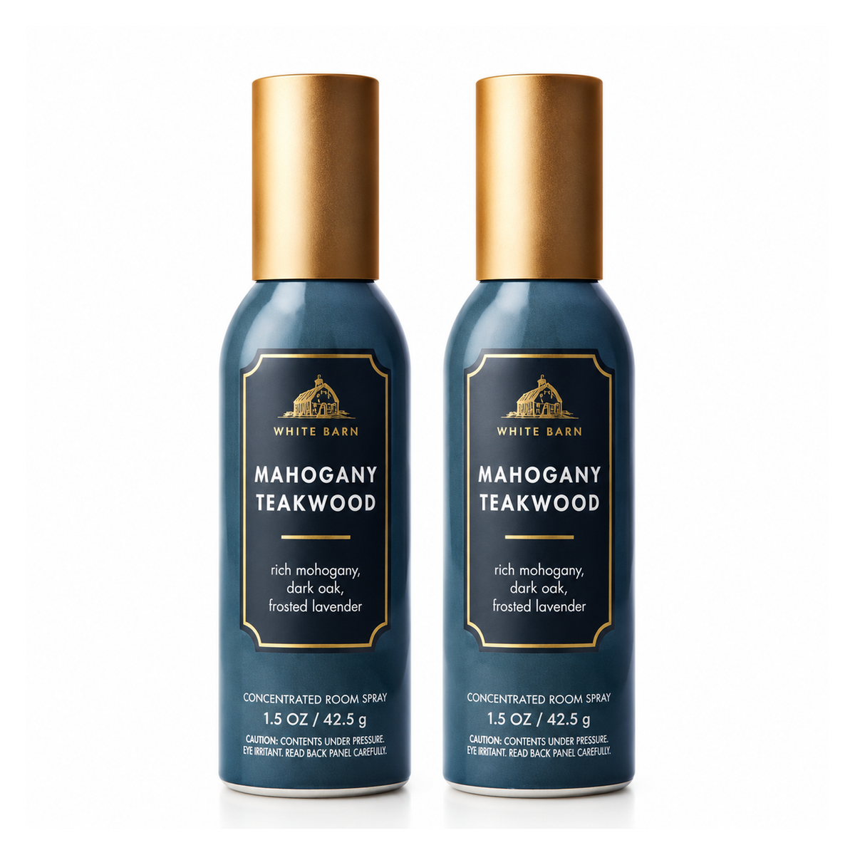 Bath & Body Works BBW Mahogany Teakwood Concentrated Room Spray PACK OF 2