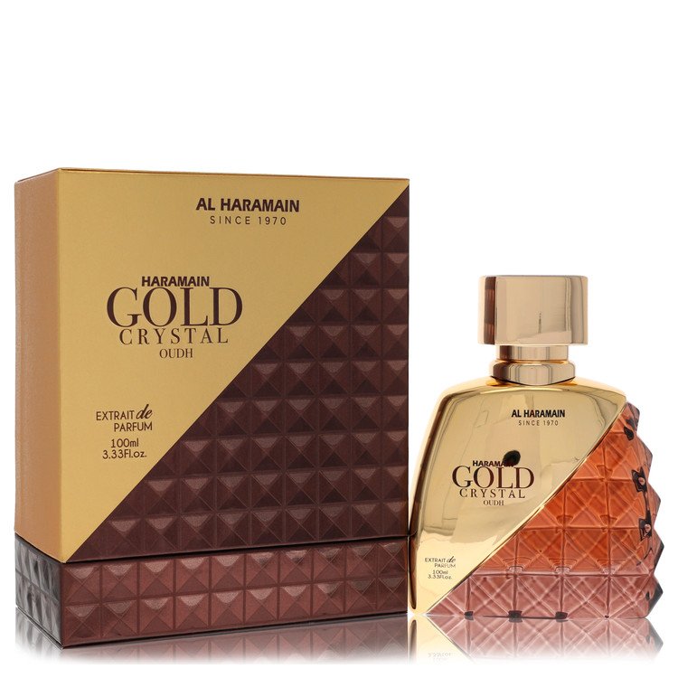 Al Haramain Gold Crystal Oudh Men's Extrait De Parfum Spray 3.33 FL OZ | 100 ML