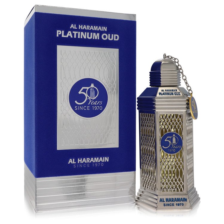 Al Haramain 50 Years Platinum Oud Unisex Eau De Parfum 3.3 FL OZ | 100 ML