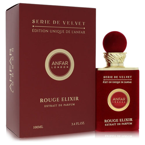 Anfar London Serie De Velvet Rouge Elixir Unisex Extrait De Parfum 3.3 FL OZ | 100 ML
