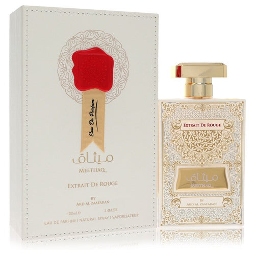 Al Zaafaran Meethaq Extrait De Rouge Unisex Eau De Parfum 3.4 FL OZ | 100 ML