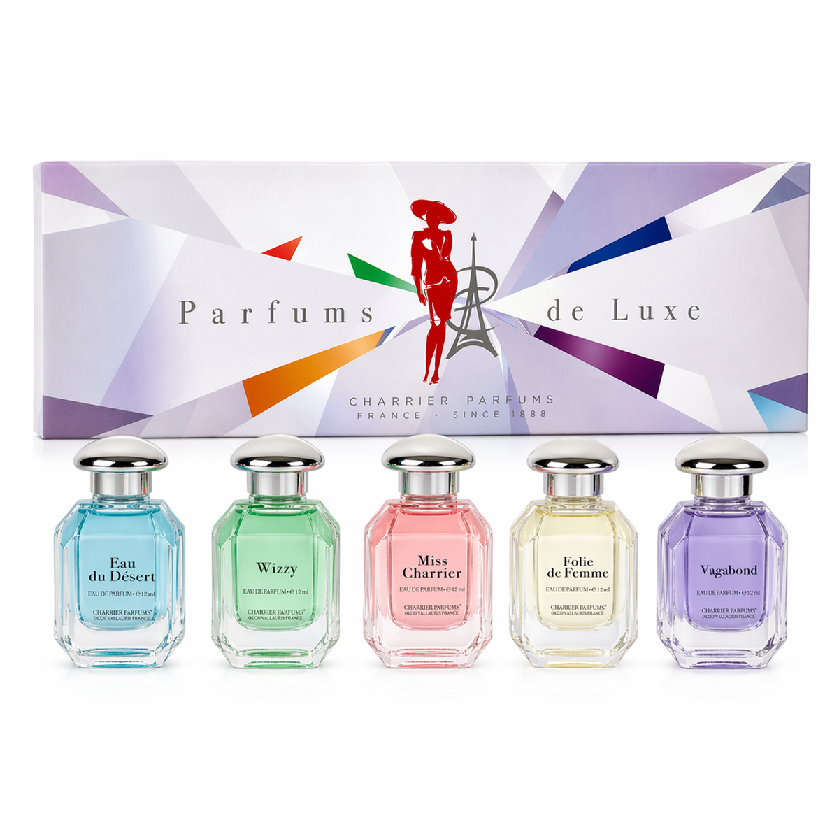 Charrier Parfums 5 Eau de Parfum 'Parfums De Luxe' Gift Set - 1.68 fl oz