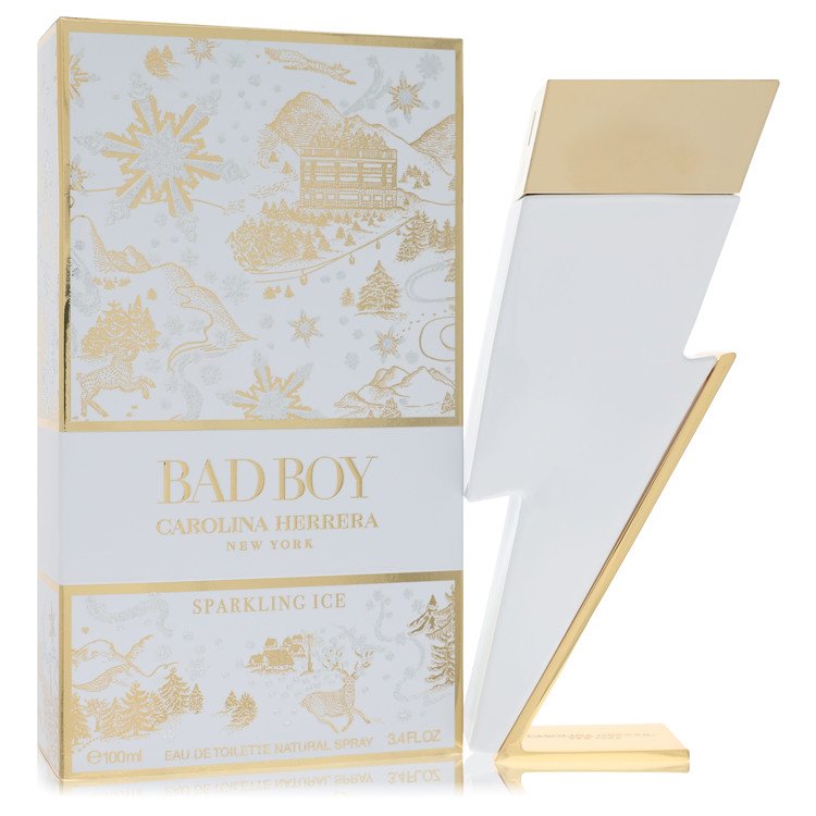 Carolina Herrera Bad Boy Sparkling Ice Men's Eau De Toilette Spray 3.4 FL OZ | 100 ML