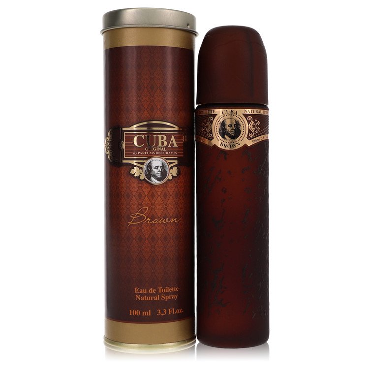 Fragluxe Cuba Brown Men's Eau De Toilette 3.4 FL OZ | 100 ML