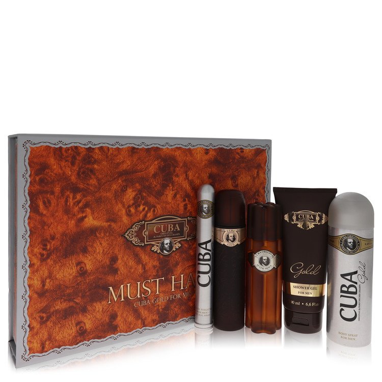 Fragluxe Cuba Gold Men's Eau De Toilette Gift Set