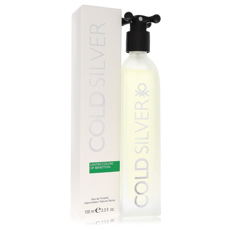 Benetton Cold Silver Men's Eau De Toilette 3.3 FL OZ | 100 ML