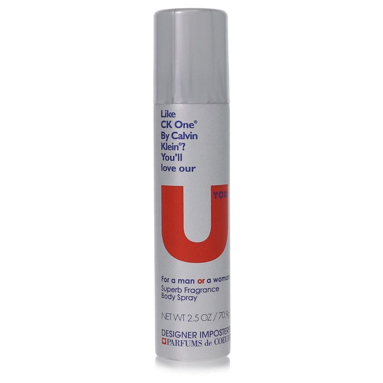 Parfums De Coeur Designer Imposters U You Unisex Deodorant Body Spray 2.5 OZ | 75 G