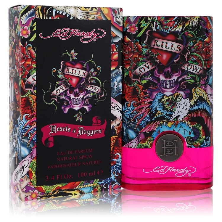 Christian Audigier Ed Hardy Hearts & Daggers Women's Eau De Parfum 3.4 FL OZ | 100 ML