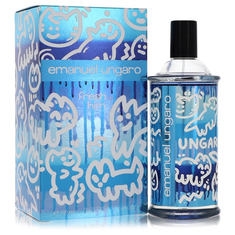 Ungaro Fresh For Him Men's Eau De Toilette 3.4 FL OZ | 100 ML