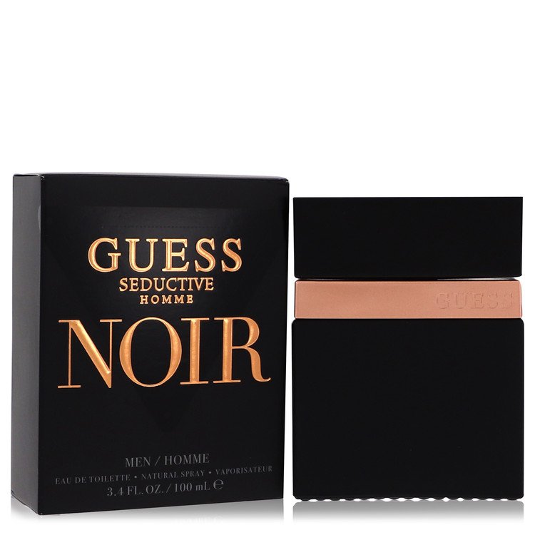 Guess Seductive Homme Noir Men's Eau De Toilette 3.4 FL OZ | 100 ML