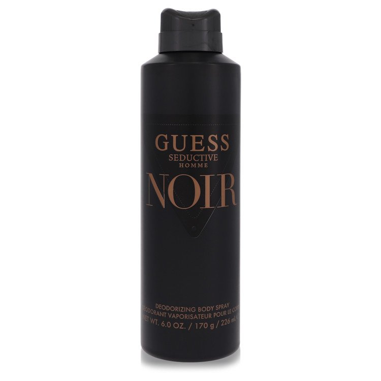 Guess Seductive Homme Noir Men's Body Spray 6 OZ | 177 ML