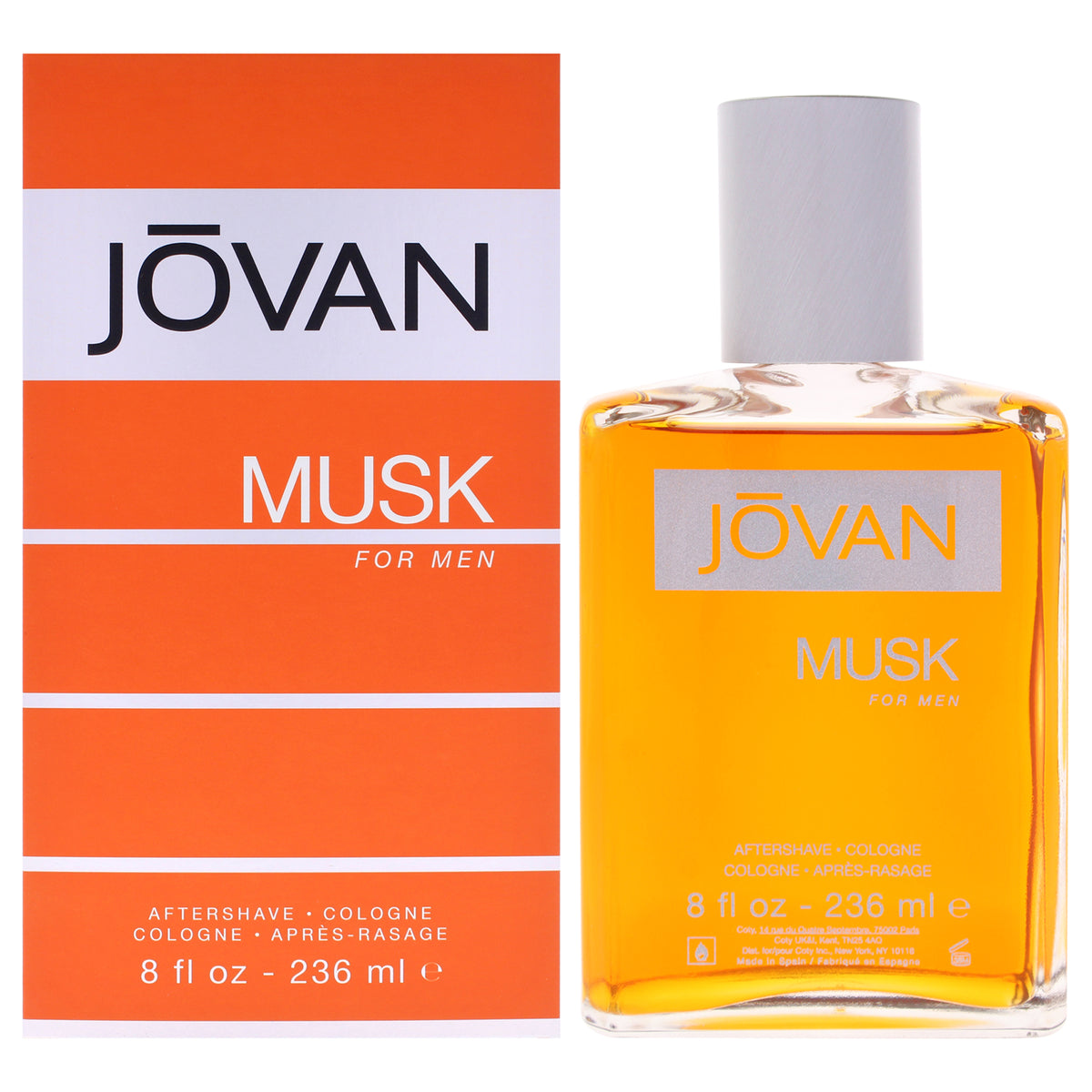 Jovan Musk by Jovan for Men's After Shave Cologne 8 FL OZ | 236 ML