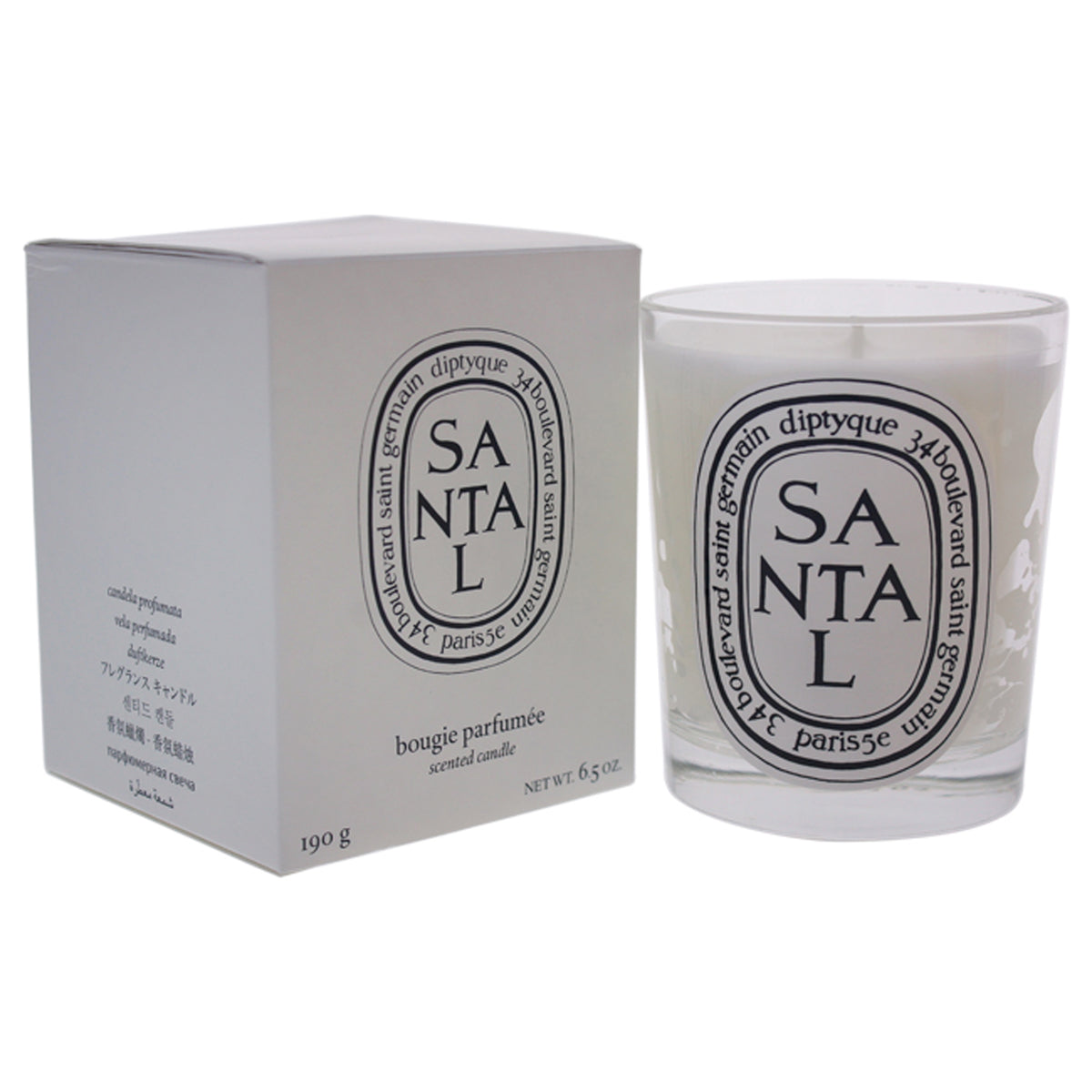 Diptyque Santal Scented Candle Unisex Candles 6.5 OZ | 184 G