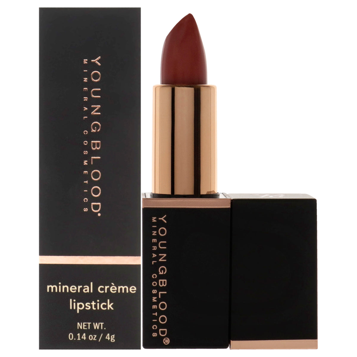 Youngblood Mineral Creme Lipstick Smolder Women's Lipstick 0.14 OZ | 4 G
