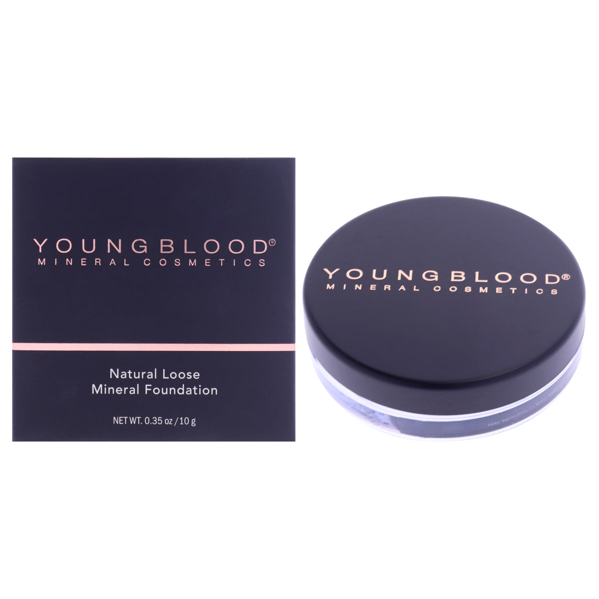 Youngblood Natural Loose Mineral Foundation Rose Beige Women's Foundation 0.35 OZ | 10.4 ML