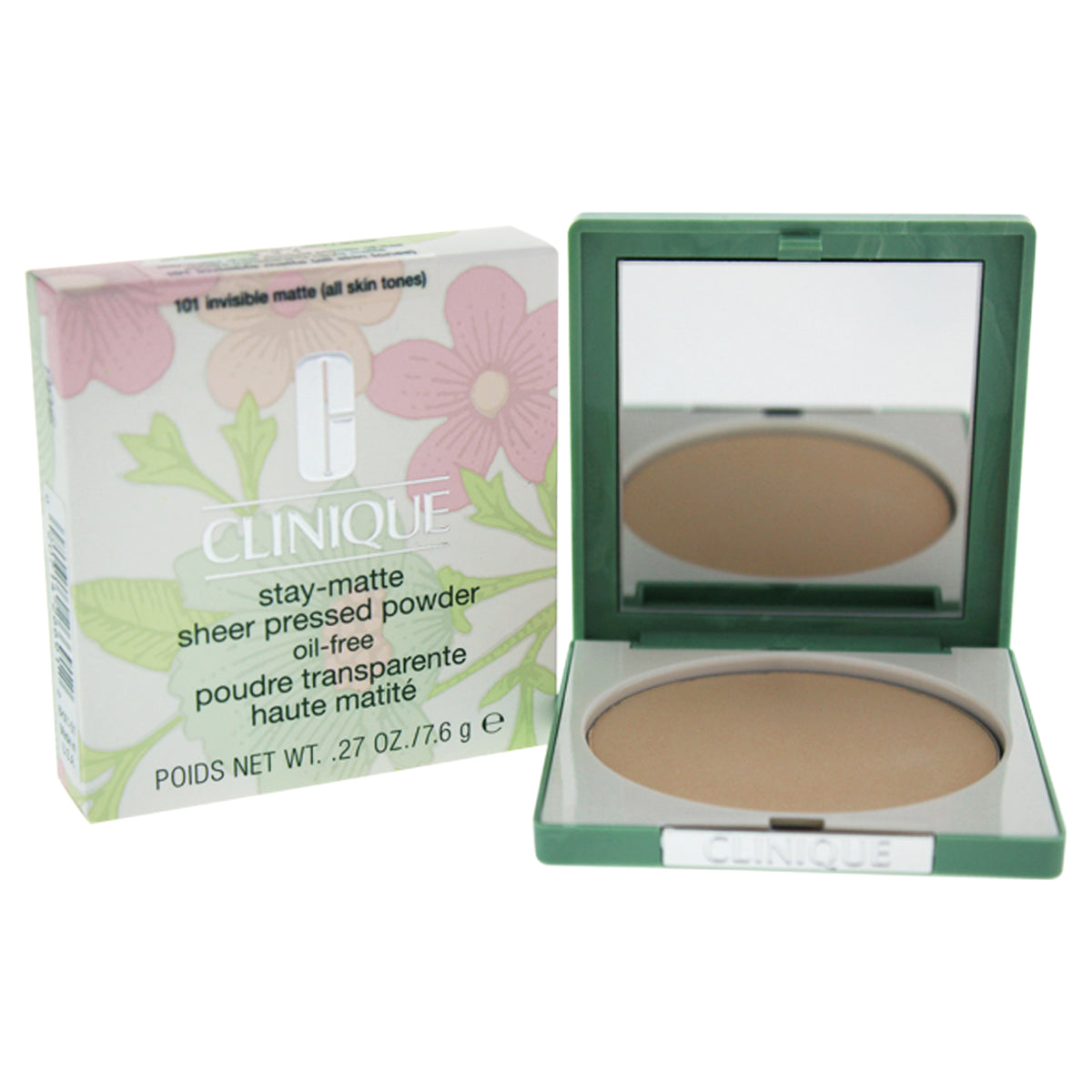 Clinique Stay-Matte Sheer Pressed Powder - 101 Invisible Matte Women's Powder 0.27 OZ | 7.6 G