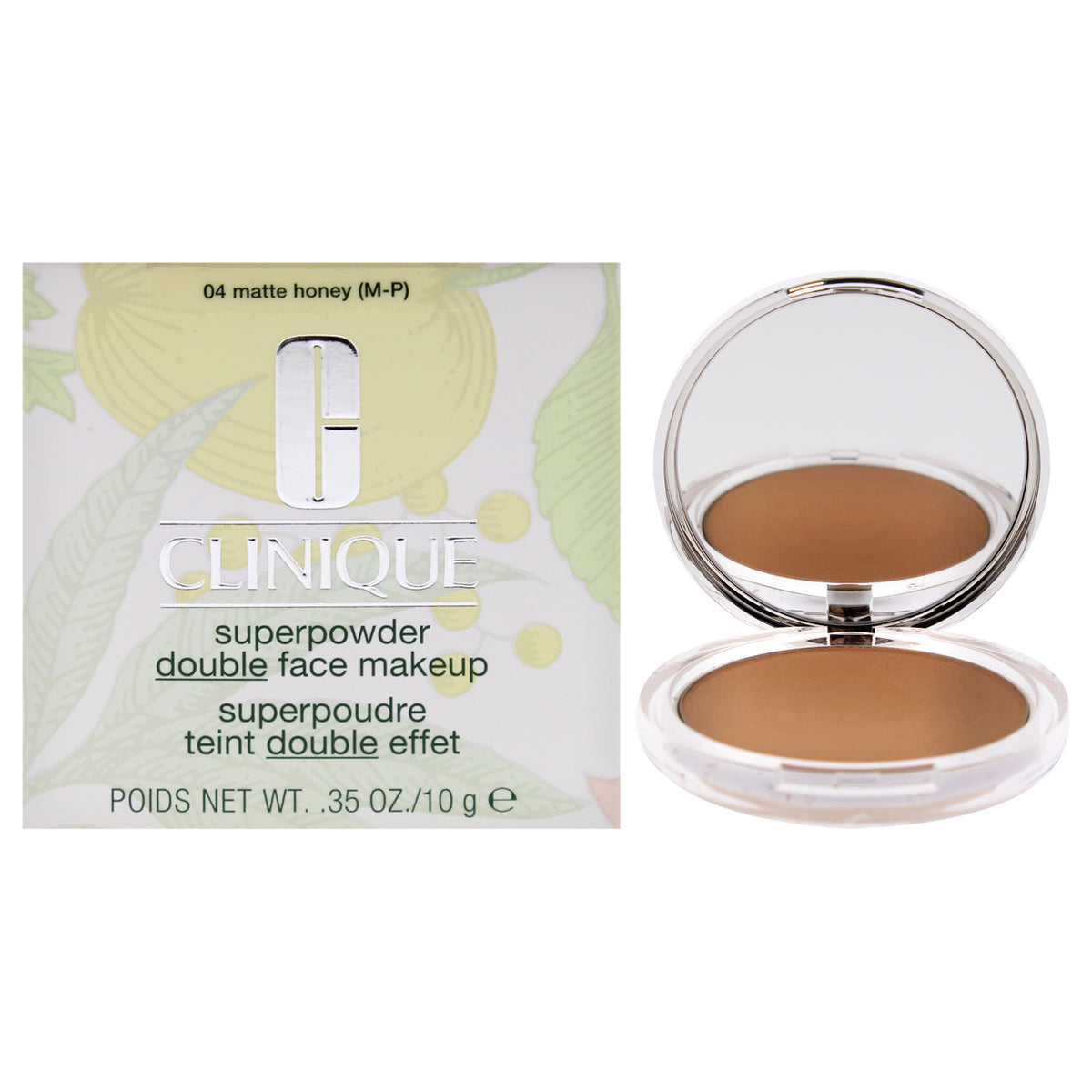 Clinique Superpowder Double Face Makeup 04 Matte Honey (M-P) Dry Combination Women's Powder 0.35 FL OZ | 10 ML