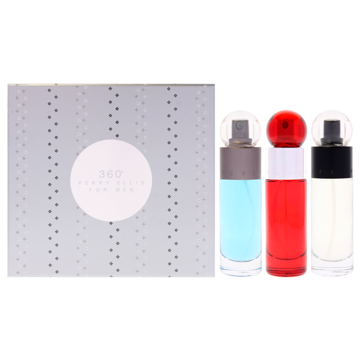 Perry Ellis 360 Men's 3 Pc Gift Set Personal Fragrance Sets 1 FL OZ | 30 ML