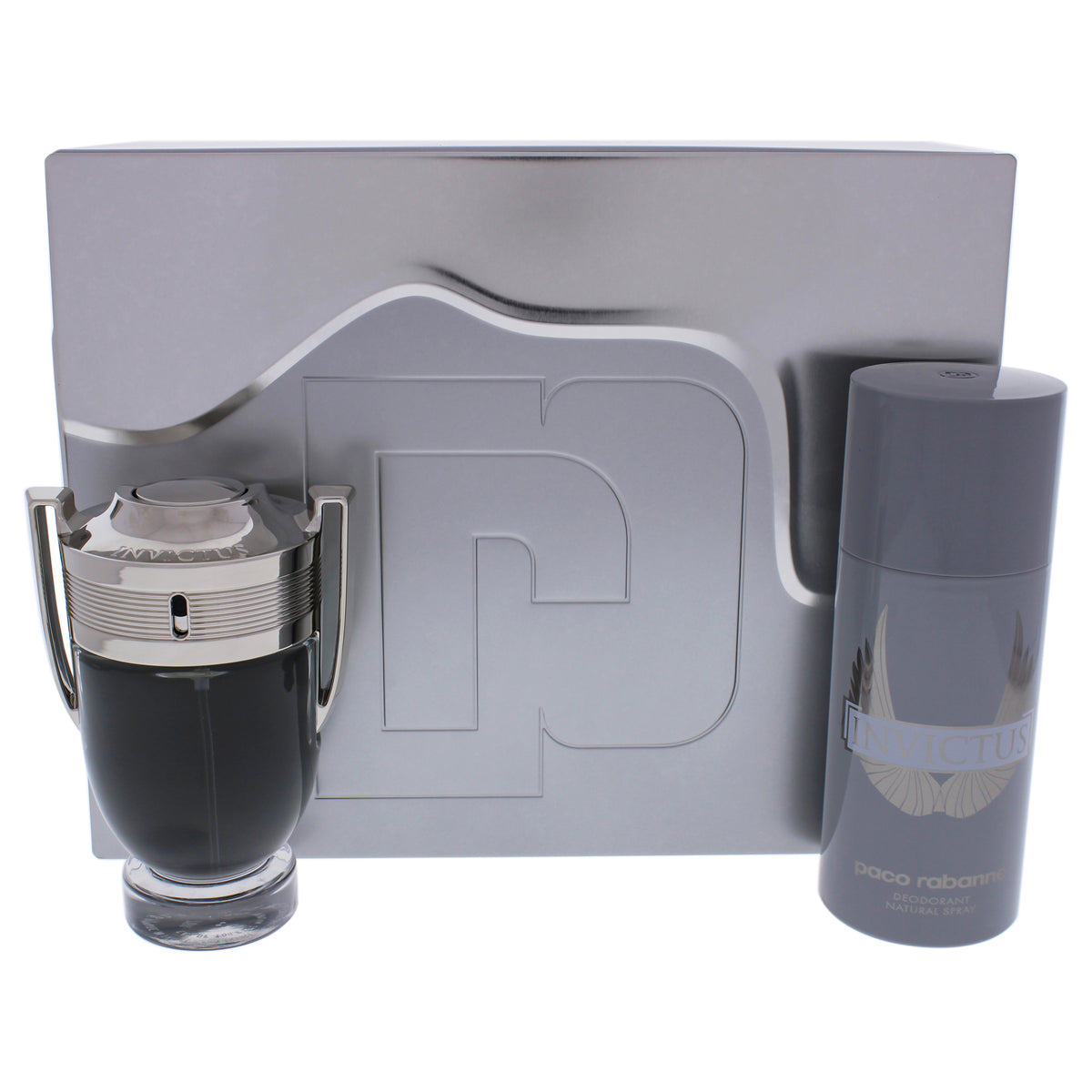Paco Rabanne Invictus Men's 2 Pc Gift Set Personal Fragrance Sets 3.4 FL OZ | 100 ML