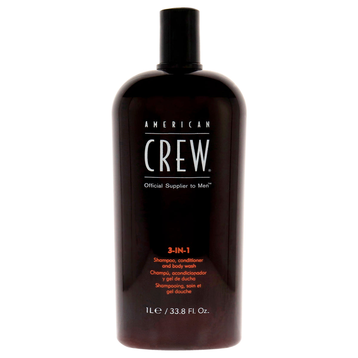 American Crew 3-In-1 Shampoo, Conditioner and Body Wash Men's 3-in-1 Shampoo, Conditioner & Body Wash 33.8 FL OZ | 1000 ML