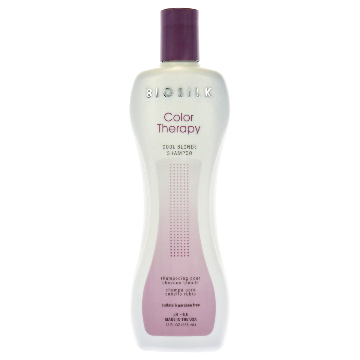 Biosilk Color Therapy Cool Blonde Shampoo Unisex Shampoos 12 FL OZ | 355 ML