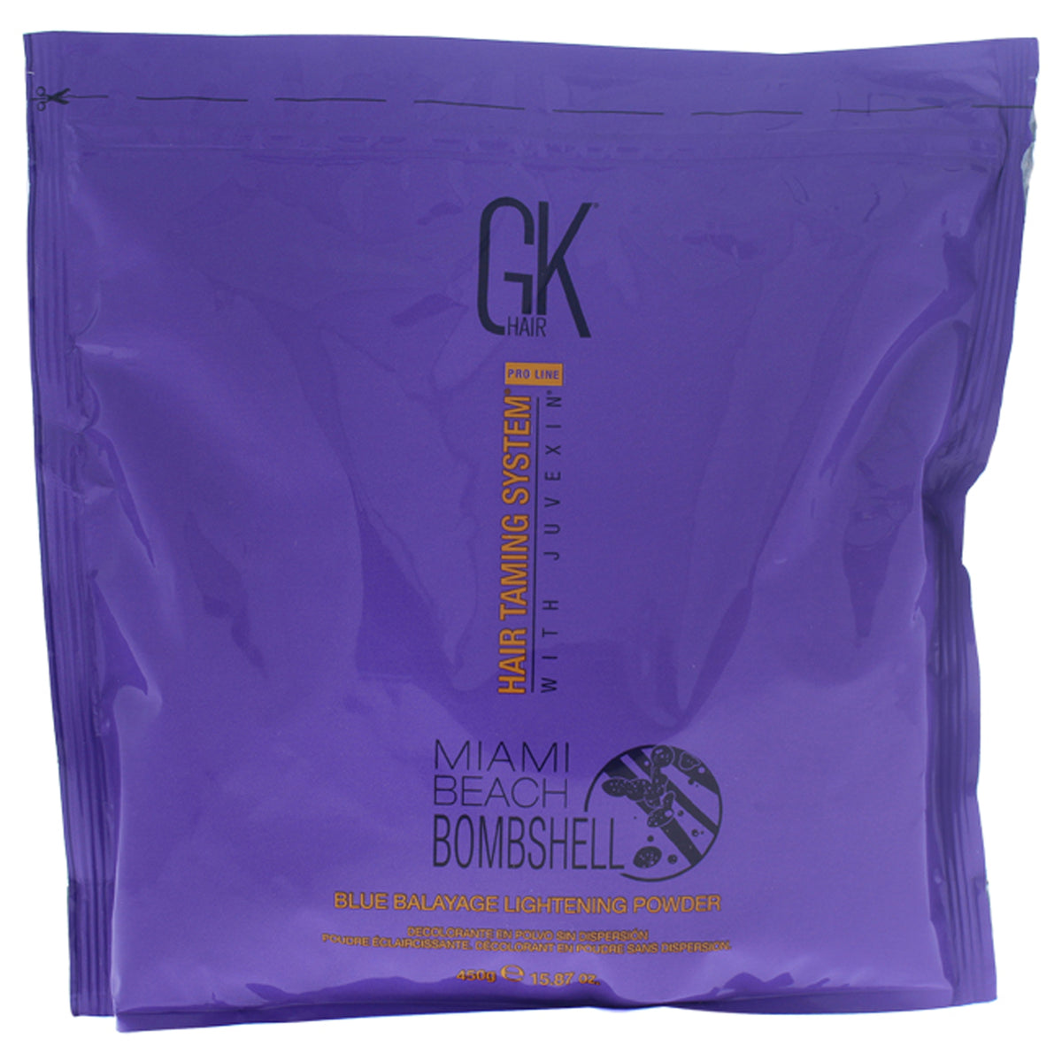 Global Keratin Miami Beach Bombshell Blue Balayage Lightening Powder Unisex Hair Bleach 15.87 OZ | 450 G