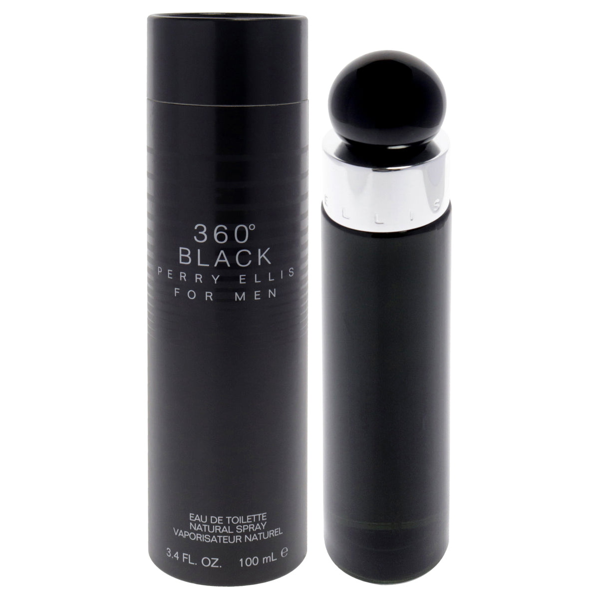 Perry Ellis 360 Black Men's Eau de Toilette 3.4 FL OZ | 100 ML