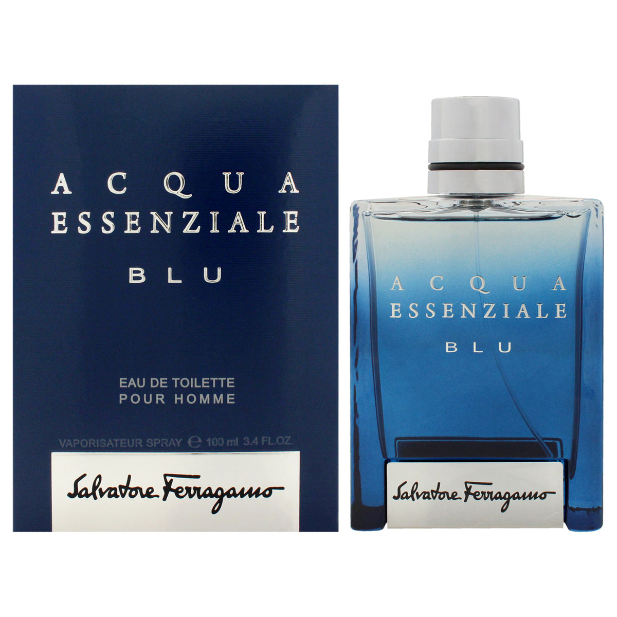 Salvatore Ferragamo Acqua Essenziale Blu Men's Eau de Toilette 3.4 FL OZ | 100 ML