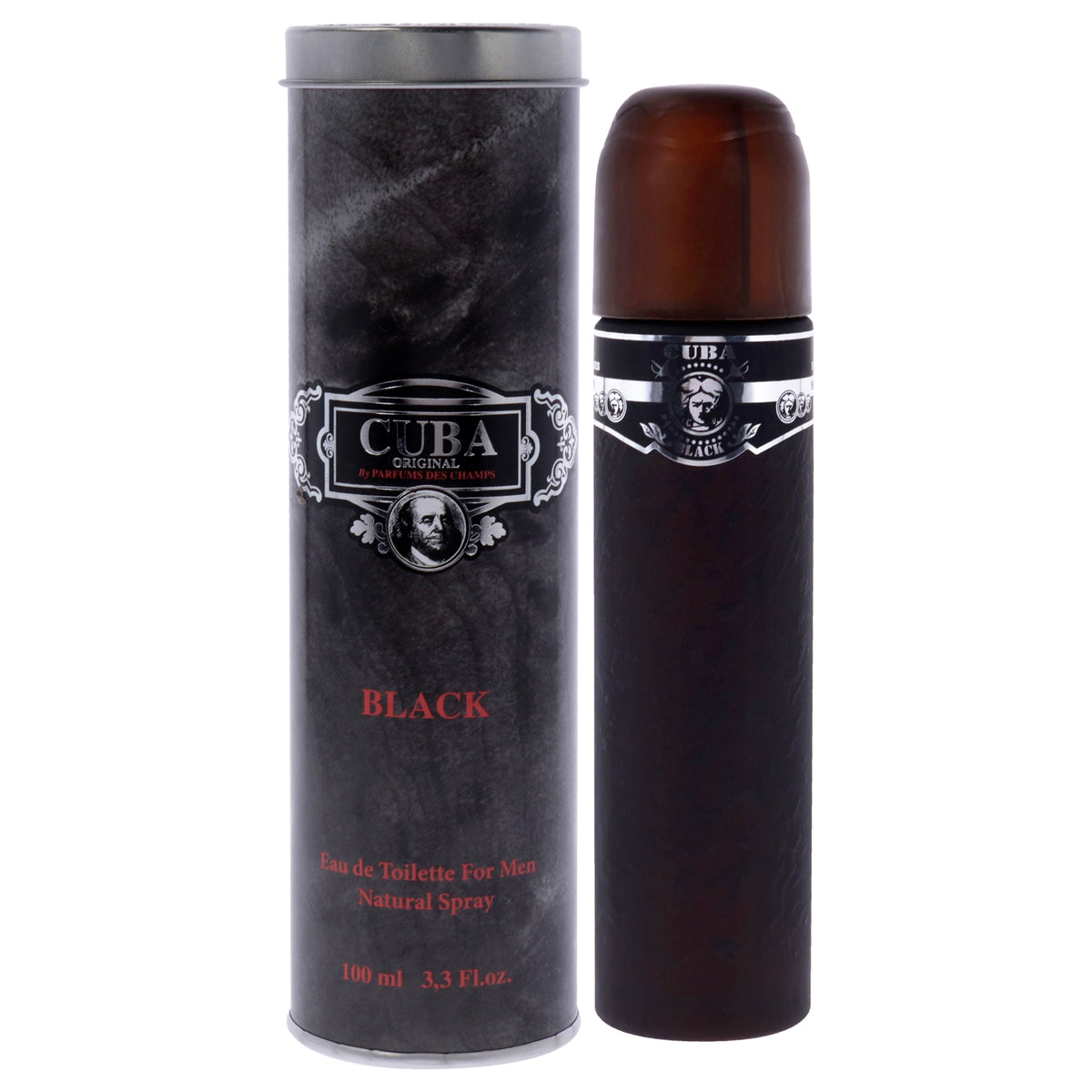 Cuba Cuba Black Men's Eau de Toilette 3.3 FL OZ | 100 ML