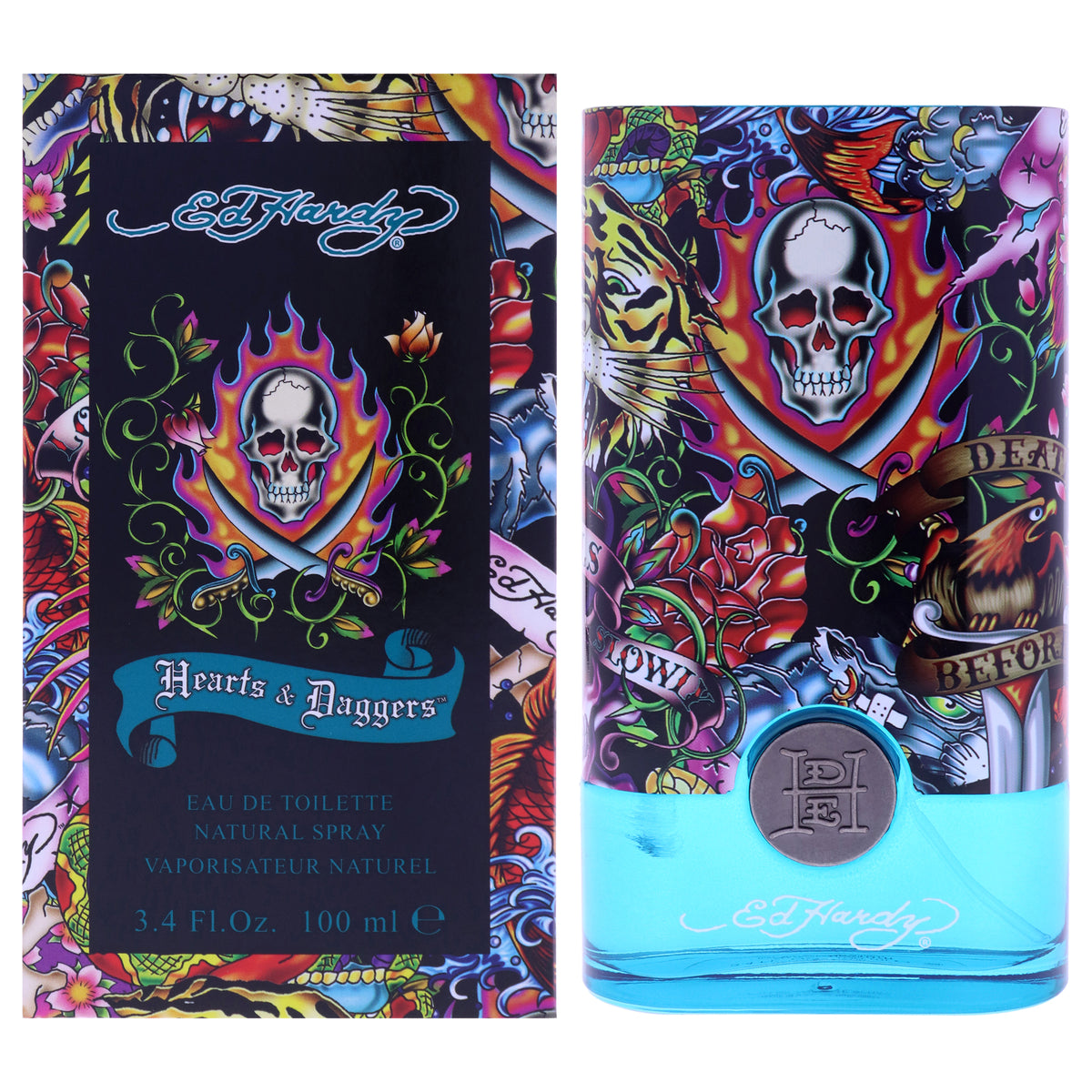 Christian Audigier Ed Hardy Hearts and Daggers Men's Eau de Toilette 3.4 FL OZ | 100 ML