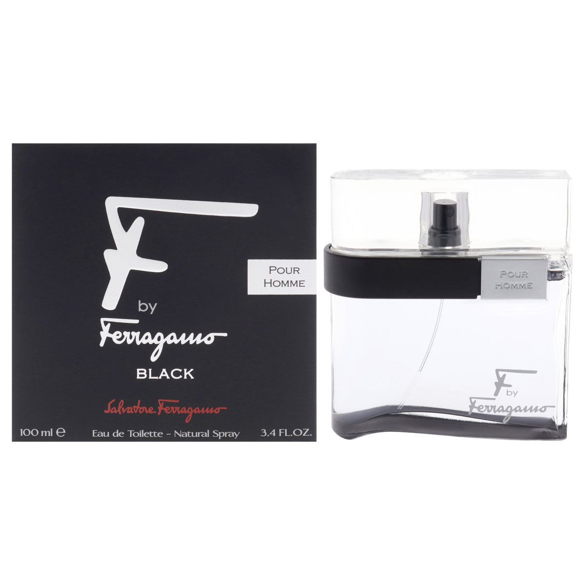 Salvatore Ferragamo F Black Men's Eau de Toilette 3.4 FL OZ | 100 ML