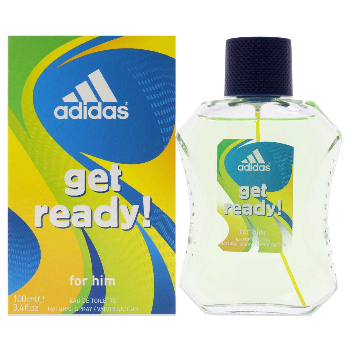 Adidas Get Ready Men's Eau de Toilette 3.4 FL OZ | 100 ML