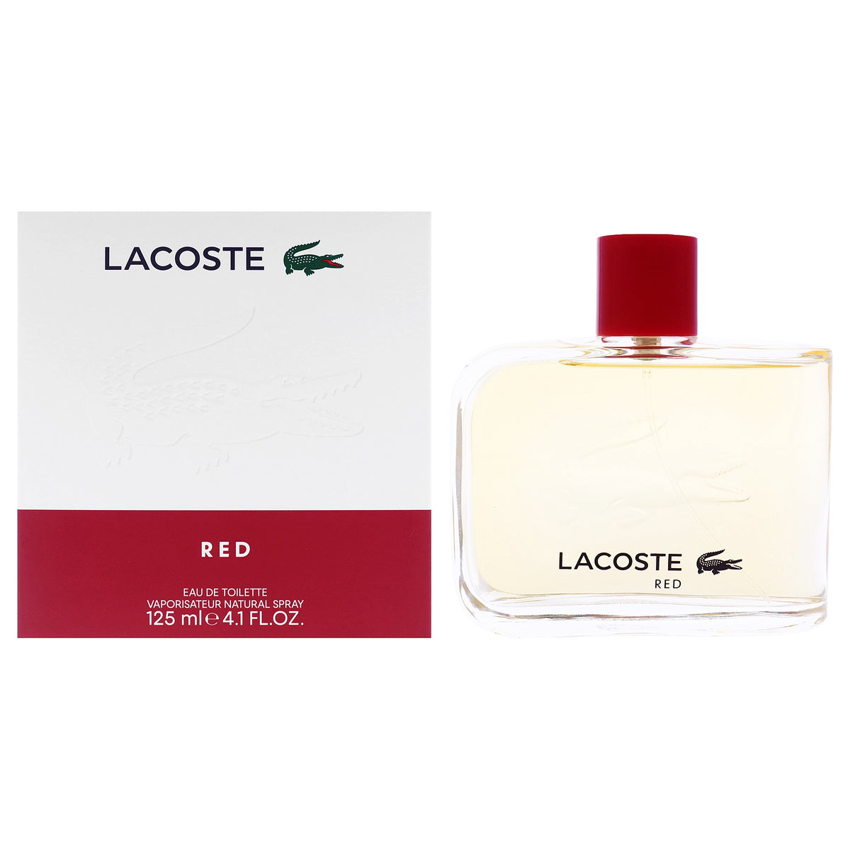 Lacoste Red Men's Eau de Toilette 4.1 FL OZ | 121 ML
