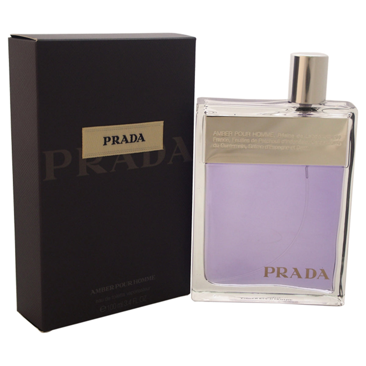 Prada Amber Pour Homme Men's Eau de Toilette 3.4 FL OZ | 100 ML
