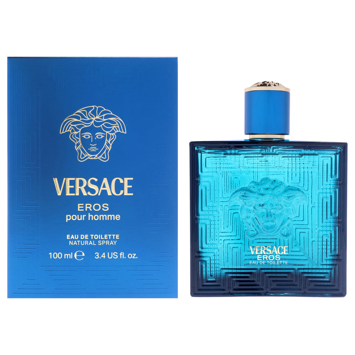 Versace Eros Men's Eau de Toilette 3.4 FL OZ | 100 ML
