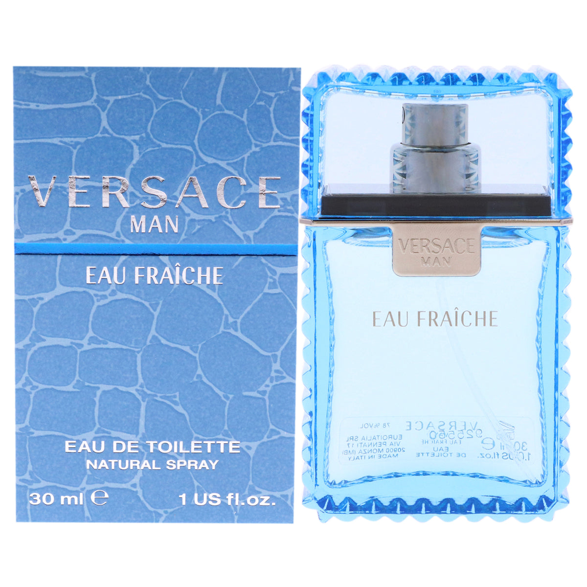 Versace Man Eau Fraiche Men's Eau de Toilette 1 FL OZ | 30 ML
