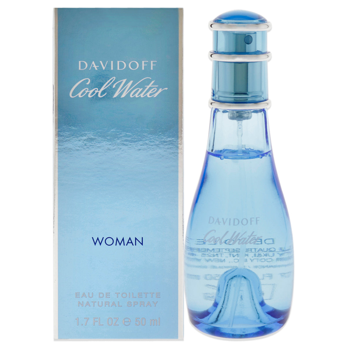 Davidoff Cool Water for Women's Eau de Toilette 1.7 FL OZ | 50 ML