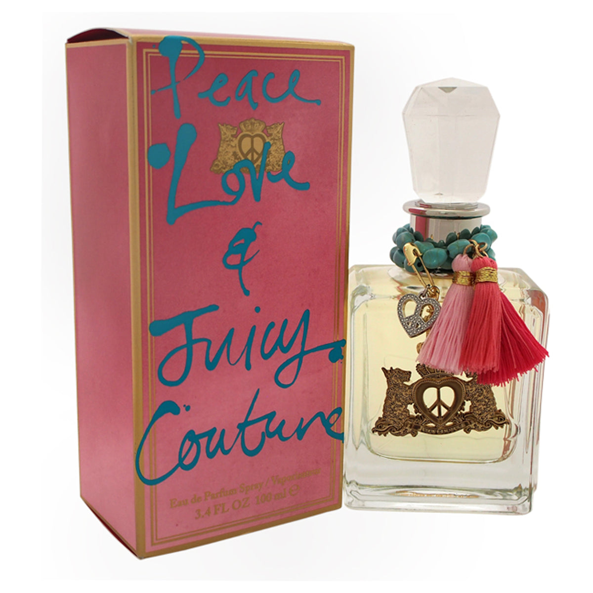 Juicy Couture Peace Love & Juicy Couture Women's Eau de Parfum 3.4 FL OZ | 100 ML