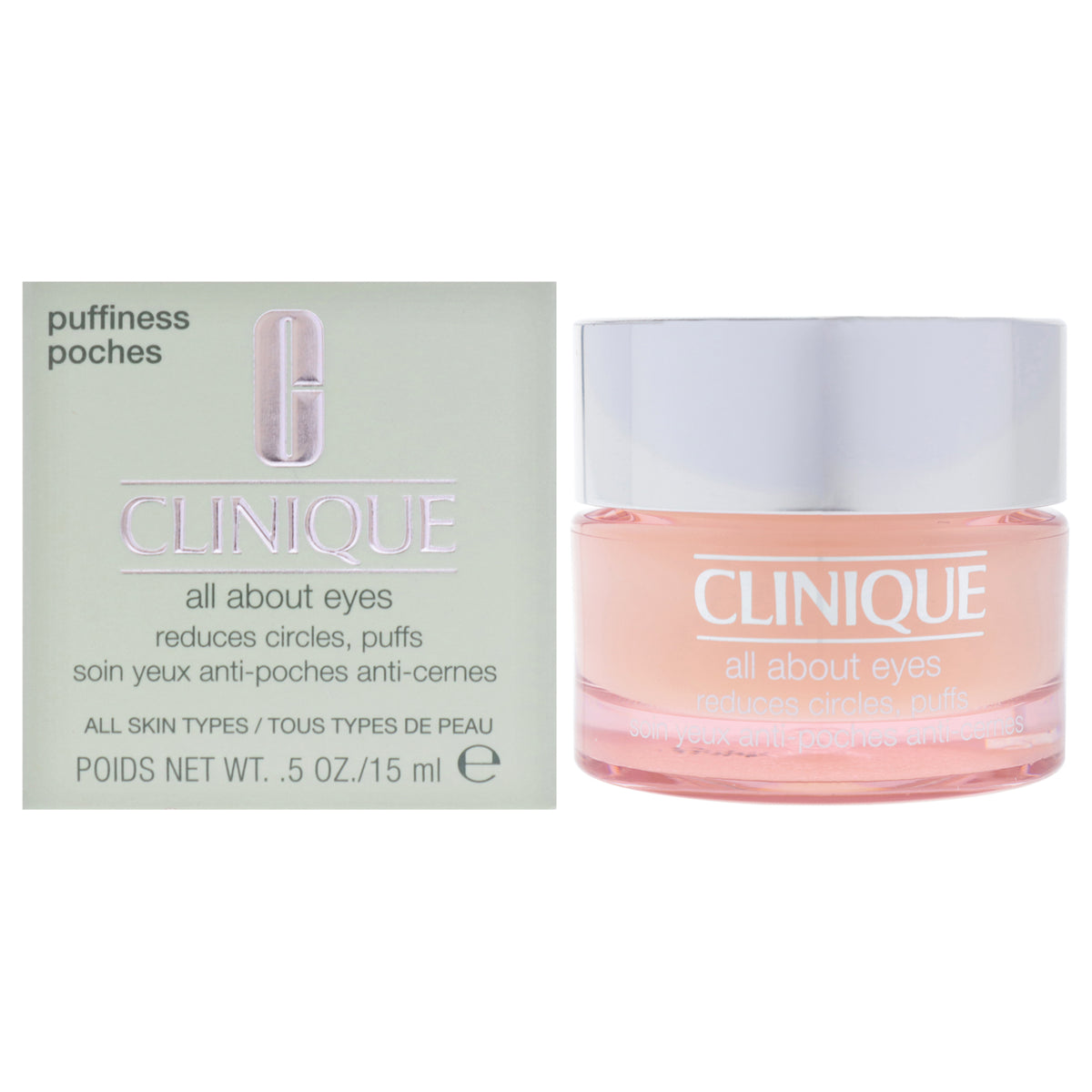 Clinique All About Eyes Unisex Eye Creams 0.5 OZ | 15 ML