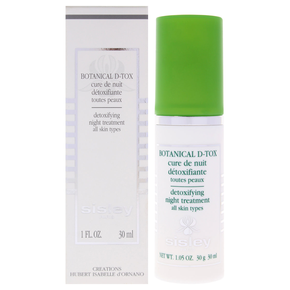 Sisley Botanical D-Tox Detoxifying Night Treatment Unisex Night Creams 1.05 OZ | 31 ML