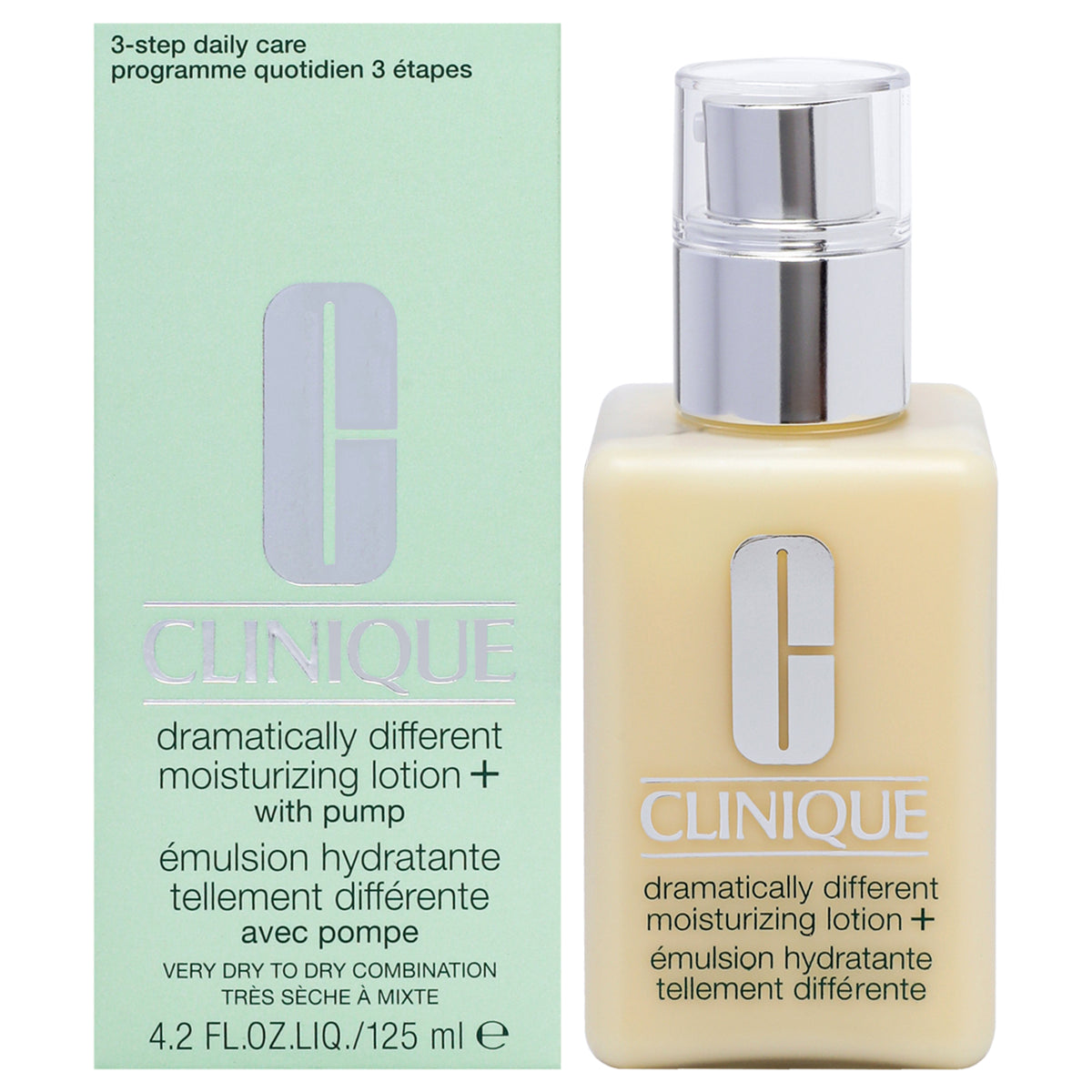 Clinique Dramatically Different Moisturizing Lotion Plus Unisex Face Creams & Moisturizers 4.2 FL OZ | 124 ML