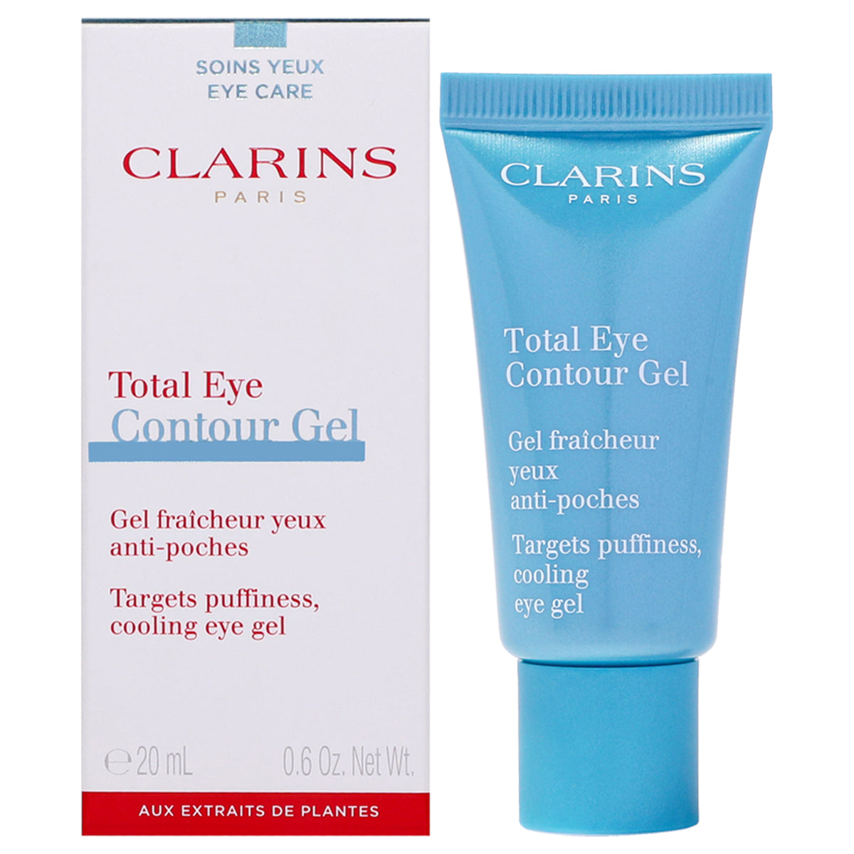 Clarins Total Eye Contour Gel Unisex Eye Gels 0.6 OZ | 18 ML