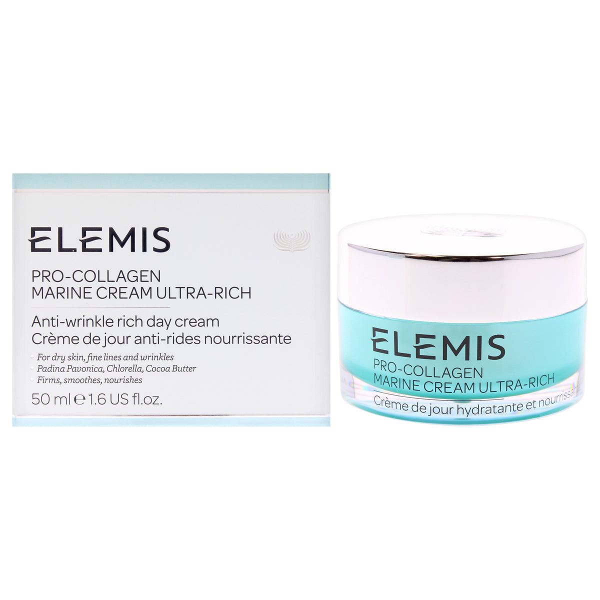 Elemis Pro-Collagen Marine Cream Ultra-Rich Unisex Face Creams & Moisturizers 1.6 FL OZ | 47 ML