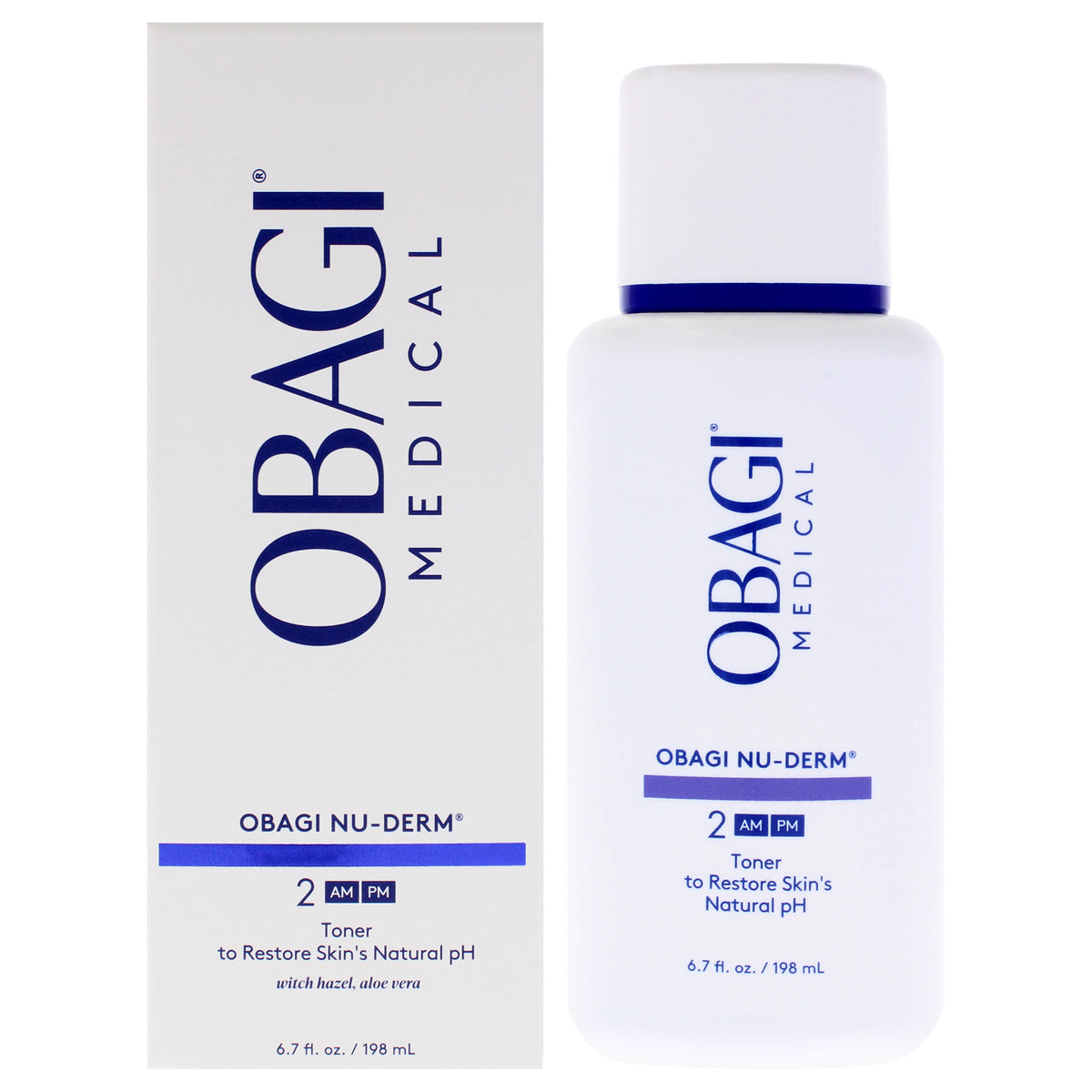 Obagi Nu-Derm 2 AM-PM Skin Toner Women's Toners & Astringents 6.7 FL OZ | 200 ML