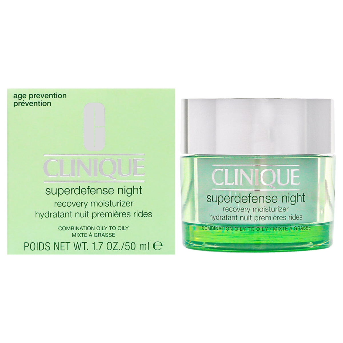 Clinique Superdefense Night Recovery Moisturizer Women's Night Creams 1.7 OZ | 50 ML